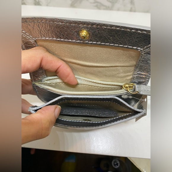 J. Crew Silver Coin Purse Vintage NWT - Picture 4 of 5